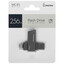 Память OTG USB Flash 256 ГБ Smartbuy MC45 [SB256GBMC45] [USB 3.2 Gen 1/USB Type-A, USB Type-C, поворотный (флип), металл]