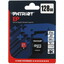 Карта памяти Patriot EP microSDXC 128 ГБ [PEF128GEP31MCX] [A1, UHS Class 3, Video Class 30, запись - 80 Мбайт/сек, чтение - 90 Мбайт/сек]