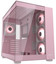 Корпус Cougar FV150 RGB [FV150 RGB (Pink)] розовый [Mid-Tower, Micro-ATX, Mini-ITX, Standard-ATX, USB 3.2 Gen 1 Type-A, USB 3.2 Gen 2 Type-C, ARGB вентиляторы, 4 x 120 мм]