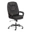 Компьютерное кресло TetChair COMFORT Lux (22) черный [экокожа, до 120 кг, подголовник, подлокотники - нерегулируемые]