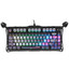 Клавиатура  проводная + беспроводная GravaStar Mercury K1 Pro Special Edition Cyberpunk цвет черный [механическая, GravaStar x Kailh Speedy Mint Linear, клавиш - 79, Bluetooth, USB Type-A, радиоканал]