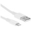 Кабель Ugreen Lightning 8-pin - USB Type-A белый [USB 2.0, форма - круглая, оплетка - TPE, 2.4 А, 12 Вт, 1 шт]