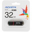 Память USB Flash 32 ГБ ADATA UV150 [AUV150-32G-RBK] [USB 3.2 Gen 1/USB Type-A, монолит с колпачком, пластик]