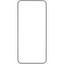Защитное стекло DF для экрана Xiaomi 13/ 14 [2.5D, олеофобное покрытие, 0.33 мм, цвет рамки - черный, в комплекте: 1 шт]