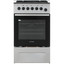 Комбинированная плита DARINA 3362 S серебристый [конфорок газовых - 4 шт, духовка - 50 л, покрытие - эмалированная сталь, электроподжиг, газ-контроль конфорок]