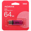 Память USB Flash 64 ГБ ADATA C906 [AC906-64G-RPP] [USB 2.0/USB Type-A, монолит с колпачком, пластик]