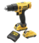 Дрель-шуруповерт DeWalt DCD716D2-IN [2 АКБ, щеточный, ударный (удар поступательный, осевой), быстрозажимной, 30 Н·м, Li-Ion, 2 А*ч, кейс, 1.2 кг]