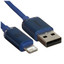 Кабель Baseus Lightning 8-pin - USB Type-A синий [USB 2.0, форма - круглая, оплетка - нейлоновая, 2.4 А, 12 Вт, 1 шт]