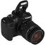 Зеркальный фотоаппарат Canon EOS 4000D Kit 18-55mm III черный [кроп, 18 Мп, 3 кадр./сек, 100-6400 ISO, видео Full HD, Wi-Fi, с объективом]