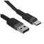 Кабель ACEFAST USB Type-C - USB Type-A черный [USB 2.0, форма - круглая, оплетка - нейлоновая, 3 А, 15 Вт, металлический корпус разъемов, 1 шт]