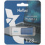 Память USB Flash 128 ГБ Netac U182 [NT03U182N-128G-32BL] [USB 3.2 Gen 1/USB Type-A, выдвижной (слайдер), пластик]