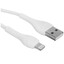 Кабель Hoco Lightning 8-pin - USB Type-A белый 0.5 м [форма - круглая, оплетка - ПВХ, 2.4 А, 12 Вт, 1 шт]