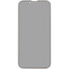 Защитное стекло DF для экрана Apple iPhone 13/ 13 Pro/ 14/ 16e [2.5D, антишпион, олеофобное покрытие, 0.33 мм, цвет рамки - черный, в комплекте: 1 шт]