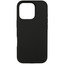 Накладка  Aceline Liquid Silicone Magnet для Apple iPhone 16 Pro черный [ПК, ТПУ]