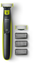 Триммер Philips OneBlade QP2520/30 черный/зеленый [длина стрижки до 5 мм, установок длины - 4, насадок - 5 шт, питание - от аккумулятора]