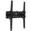 Кронштейн для ТВ CADENA KL21G-44T черный [для 32"-55", наклон вверх 12° наклон вниз 12°, до 40 кг, до 53 мм от стены/потолка]