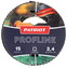 Леска для триммеров Patriot Profline 805402206 [витой квадрат, 2.4 мм x 15 м, черный]
