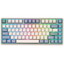 Клавиатура  проводная + беспроводная Varmilo VXT81 Eucalyptus [механическая, Kailh Prestige Silent, клавиш - 81, Bluetooth, USB Type-A, радиоканал, цвет зеленый]