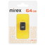 Память USB Flash 64 ГБ Mirex MINCA [13600-FM3MIB64] [USB 3.2 Gen 1/USB Type-A, до 118 Мбайт/сек, мини, монолит с колпачком, пластик]