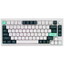 Клавиатура  проводная + беспроводная Keychron Q1 HE [магнитная, Gateron Nebula, клавиш - 81, Bluetooth, USB Type-A, USB Type-C, радиоканал, цвет белый]