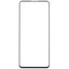 Защитное стекло LuxCase для экрана realme 12 4G/ 12+ 5G/ Samsung Galaxy A71/ M55 [2.5D, олеофобное покрытие, 0.33 мм, цвет рамки - черный, в комплекте: 1 шт]