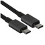Кабель Ugreen USB Type-C - USB Type-C черный [форма - круглая, оплетка - нейлоновая, 5 А, 100 Вт, металлический корпус разъемов, 1 шт]
