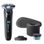 Электробритва Philips Series 7000 S7886/55 [черный, роторная, бритье: влажное/сухое, головок - 3, триммер, автоматическая очистка, питание - от аккумулятора]