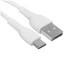 Кабель Borofone USB Type-C - USB Type-A белый [USB 2.0, форма - круглая, оплетка - ПВХ, 3 А, 15 Вт, 1 шт]