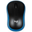 Мышь беспроводная Logitech M186 [910-004132] синий [1000 dpi, светодиодный, USB Type-A, кнопки - 3]