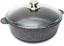 Жаровня TS Kitchen TS-G1026G серый [3 л, корпус - литой алюминий, крышка - стекло]