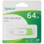 Память USB Flash 64 ГБ Apacer AH335 [AP64GAH335G-1] [USB 2.0/USB Type-A, поворотный (флип), пластик]