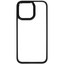 Накладка  Aceline Silicone Side для Apple iPhone 15 Pro Max черный [ПК, ТПУ]
