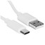 Кабель Hoco USB Type-C - USB Type-A белый [USB 2.0, форма - круглая, оплетка - ПВХ, 3 А, 1 шт]