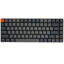 Клавиатура  проводная + беспроводная Keychron K3 [оптомеханическая, Keychron Optical Low Profile Brown, клавиш - 84, Bluetooth, USB Type-A, цвет серый]
