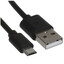 Кабель Aceline micro USB-B - USB Type-A черный 0.5 м [форма - круглая, оплетка - ПВХ, 2 А, 1 шт]