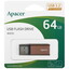 Память USB Flash 64 ГБ Apacer AH25C [AP64GAH25CJ-1] [USB 3.2 Gen 1/USB Type-A, монолит с колпачком, металл]