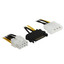 Переходник для видеокарты Aceline [Molex, SATA Power (15 pin) - 8-pin (PCI-E), 150 мм]