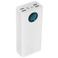 Портативный аккумулятор Baseus Amblight Quick Charge 65W белый [30000 мА*ч, 65 Вт, USB-A - 4 шт, USB-C - 1 шт, дисплей]