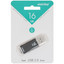 Память USB Flash 16 ГБ Smartbuy V-Cut [USB 2.0/USB Type-A, монолит с колпачком, металл]