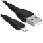Кабель Borofone Lightning 8-pin - USB Type-A черный [USB 2.0, форма - круглая, оплетка - ПВХ, 2.4 А, 1 шт]