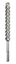 Бур DeWalt DW5821 381 мм [SDS-max, для материала: бетон, камень, кирпич, ⌀ - 28.6 мм, общая длина - 381 мм]
