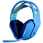 Беспроводные наушники Logitech G733  синий 2021 [охватывающие, радиоканал, до 29 ч, поддержка PS4, PS5, 20 Гц - 20000 Гц, 39Ω, подсветка - разноцветная]