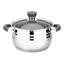 Кастрюля LARA MERCURY LR02-472 3.9 л 20 см серебристый [серебристый, корпус - нержавеющая сталь, индукция, внутреннее покрытие - нержавеющая сталь]