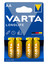 Батарейка Varta LongLife AA (LR6/ER14505/FR6/R6P) [щелочная (LR), 1.5 В, 4 шт]