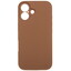 Накладка  BoraSCO Liquid Case для Apple iPhone 16 бежевый [микрофибра, текстиль, ТПУ]