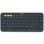 Клавиатура  беспроводная Logitech K380 [мембранная, клавиш - 80, Bluetooth, цвет черный]