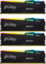Оперативная память Kingston FURY Beast Black RGB [KF556C40BBAK4-128] 128 ГБ [DDR5, 32 ГБx4 шт, 5600 МГц, 40(CL)-40-40]