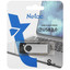 Память USB Flash 8 ГБ Netac U505 [NT03U505N-008G-20BK] [USB 2.0/USB Type-A, до 110 Мбайт/сек, поворотный (флип), металл, пластик]