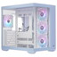 Корпус Thermaltake View 380 TG ARGB Hydrangea Blue [CA-1Z2-00MFWN-00] голубой [Mid-Tower, Micro-ATX, Mini-ITX, Standard-ATX, USB 3.2 Gen 1 Type-A, USB 3.2 Gen 2 Type-C, ARGB вентиляторы, 4 x 120 мм]