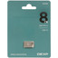 Память USB Flash 8 ГБ DEXP M2008 [USB 2.0/USB Type-A, до 20 Мбайт/сек, монолит, металл]